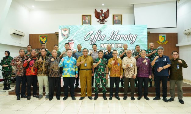Coffee Morning Bersama Pejabat Pemprov Sumsel, BUMN dan BUMD, Pangdam II/Swj Ajak Kolaborasi Bangun Sumsel Seoptimal Mungkin