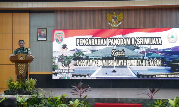 Pangdam II/Sriwijaya : “Tingkatkan Pelayanan, Profesionalisme dan Teknologi di Jajaran Kesdam II/Swj”
