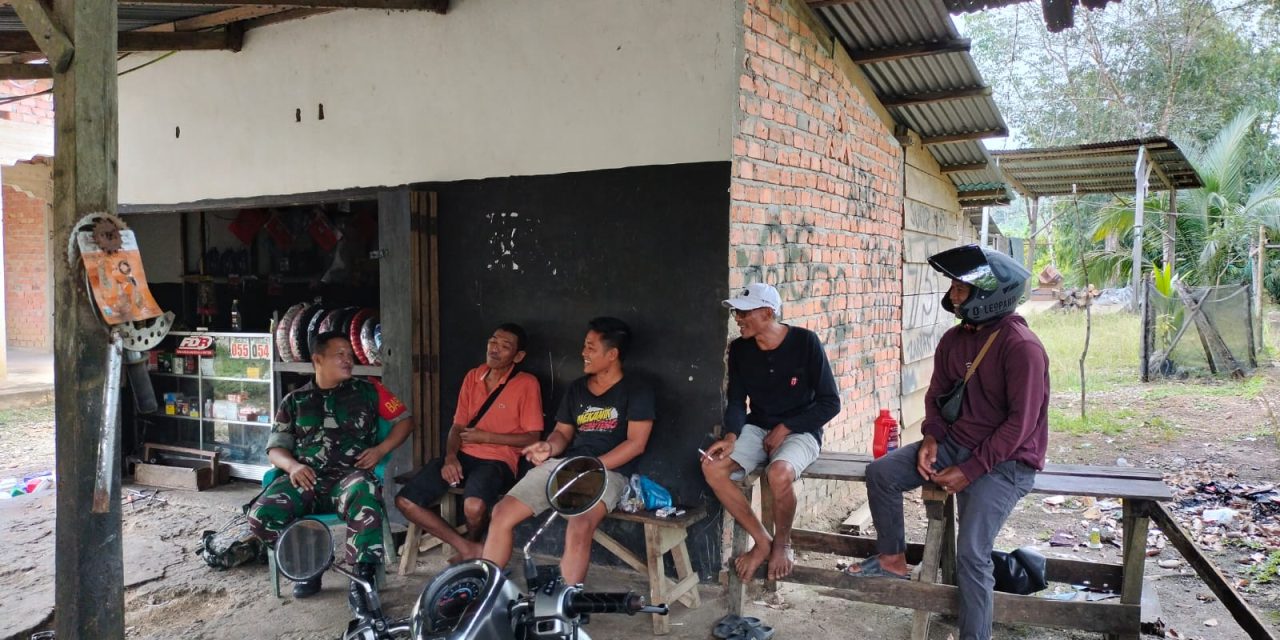 Mewujudkan Keakraban, Babinsa Komsos Dengan Warga Binaan