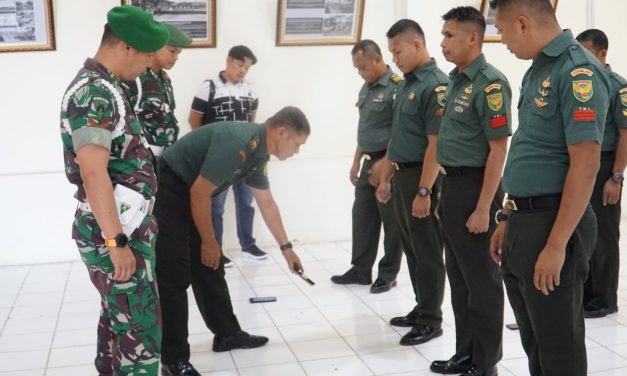 Kodim 0417/Kerinci Periksa Personil TNI Dan Pns Menggunakan aplikasi judi online.