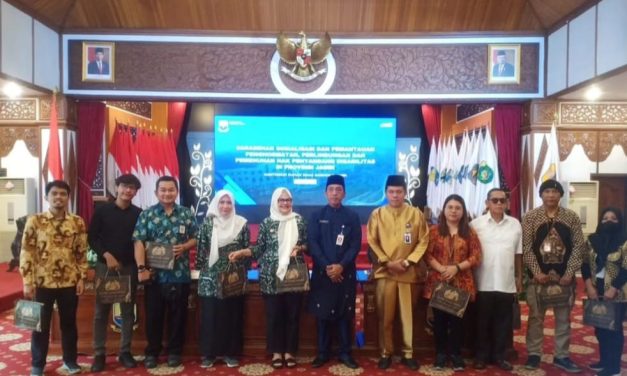 Kepala Dinas Sosialdukcapil Provinsi Jambi Drs. M. ARIF BUDIMAN, MH menghadiri Sarasehan Sosialisasi dan Pemantauan, Penghormatan, Perlindungan, Pemenuhan Hak Penyandang Disabilitas di Provinsi Jambi Tahun 2024