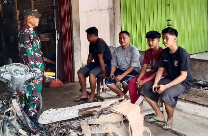 Pentingnya Peran Pemuda, Babinsa Ciptakan Keamanan dan Ketertiban di Wilayah Binaan