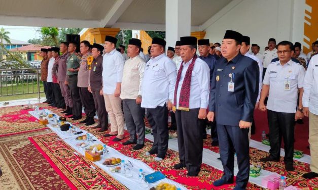 Dandim 0420/Sarko Hadiri Upacara Pengukuhan Perpanjangan Masa Jabatan Kepala Desa