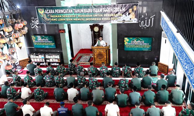 Kodam II/Sriwijaya Peringati Tahun Baru Islam 1 Muharram 1446 H
