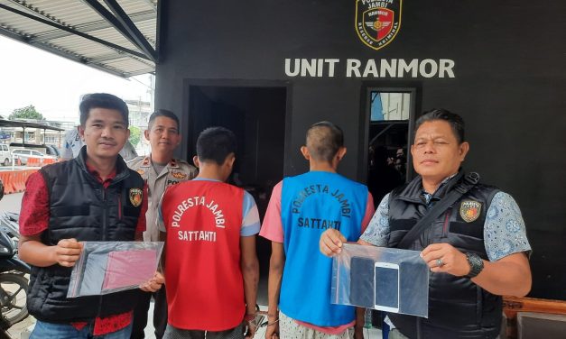 Pelaku Pencurian Dengan Pemberatan Di Kecamatan Jambi Selatan Berhasil Ditangkap.