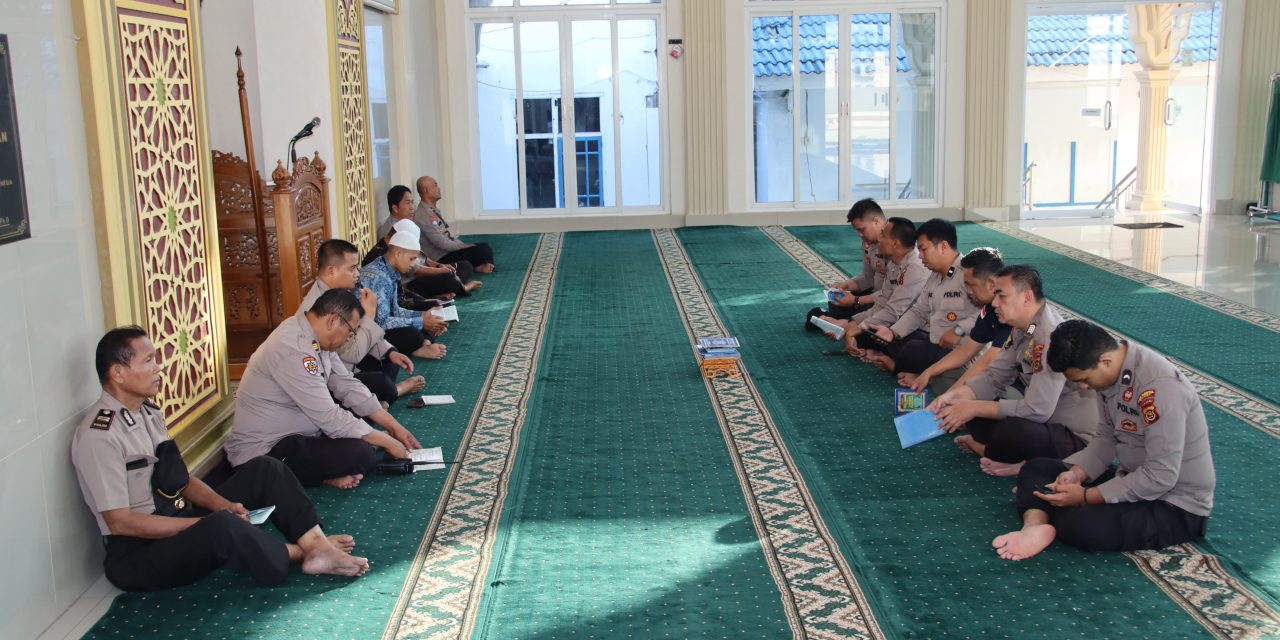 Tingkatkan Ketaqwaan dan Keimanan, Polresta Jambi Rutin Gelar Binrohtal Kepada Personel