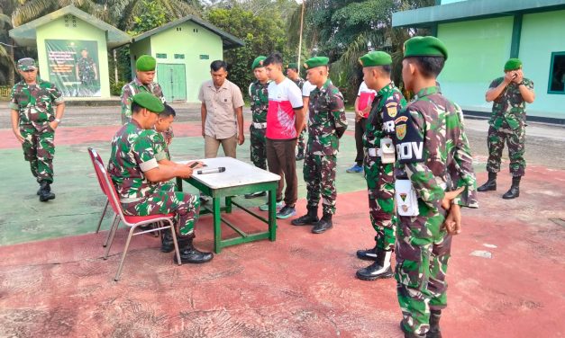 Berantas Judi Online, HP Para Prajurit Kodim 0420/Sarko di Periksa