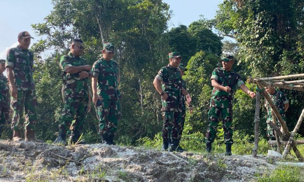 Tim Sahli Kasad Brigjen TNI Asep Dedi Dermadi, S.I.P Tinjau Lokasi Rencana Pembentukan Batalyon Penyangga Daerah Rawan (PDR)