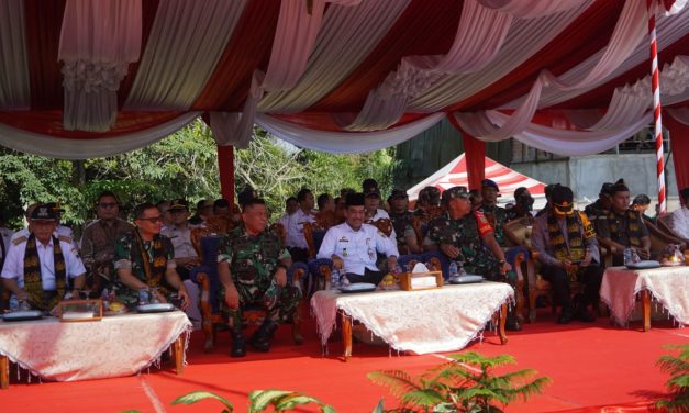 Kasrem 042/Gapu Hadiri Pembukaan TMMD ke-121 Kodim 0415/Jambi di Desa Suka Maju