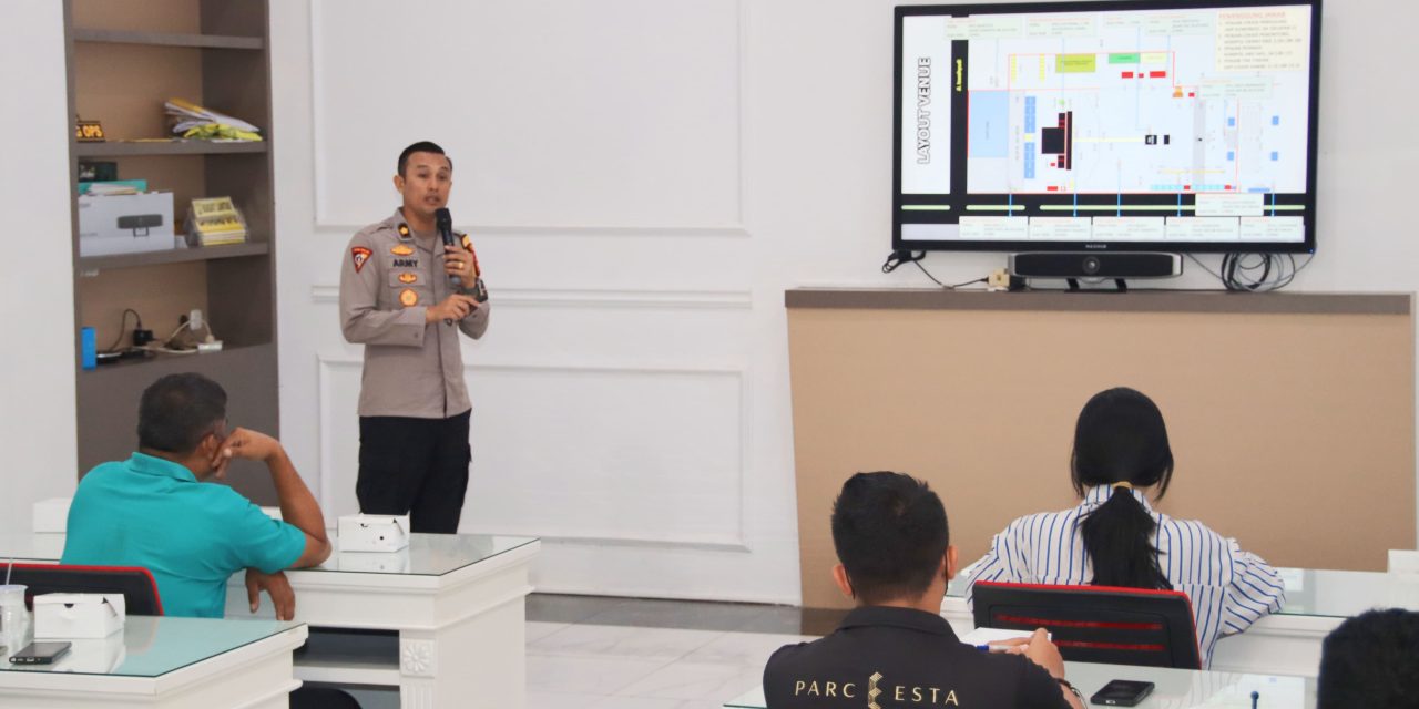 Wakapolresta Jambi Pimpin Rakor TWG Kegiatan Masyarakat “Flame Fest”.