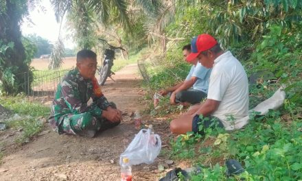 Bincang Santai, Jaga Hubungan Baik Babinsa Komsos Dengan Warga Binaan
