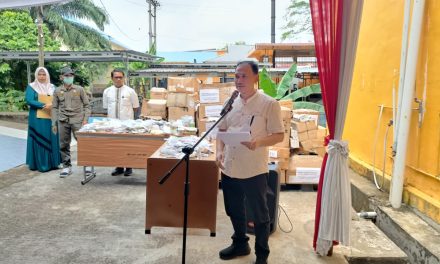 Kapolsek Telanaipura Hadiri Pemusnahan dan Penghapusan Obat Serta BHP Kadaluarsa Di RSUD Raden Mattaher Jambi.