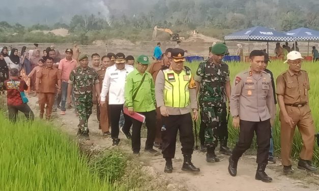 Sinergitas TNI-POLRI, Dandim Sarko Bersama Kapolres Merangin Dampingi Kunjungan Kerja Kapolda Jambi