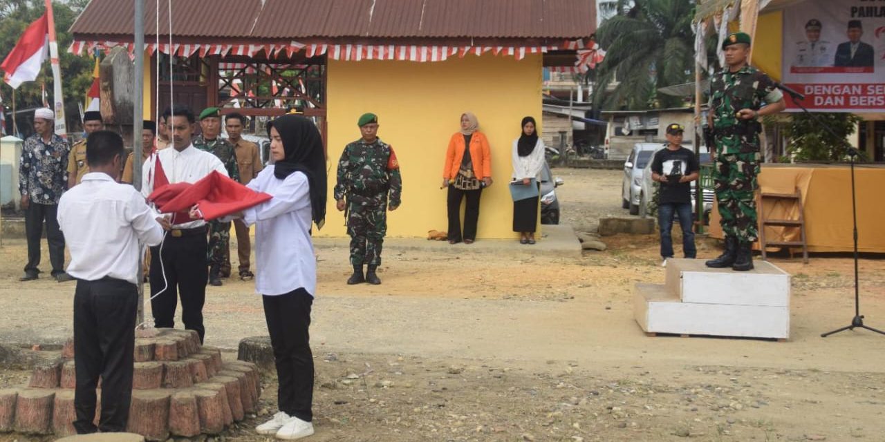 Menggugah Semangat Nasionalisme, Komandan Kodim 0420/Sarko Pimpin Upacara Kemerdekaan RI Ke-79 Bersama Suku Anak Dalam