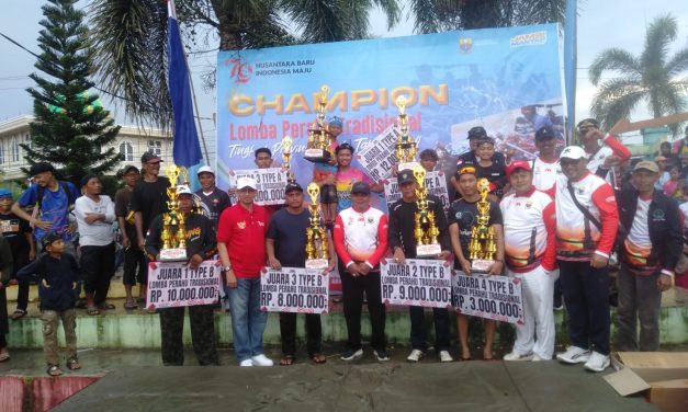 24 Peserta Ikuti Lomba Perahu Tradisional Tahun 2024 Di Provinsi Jambi.