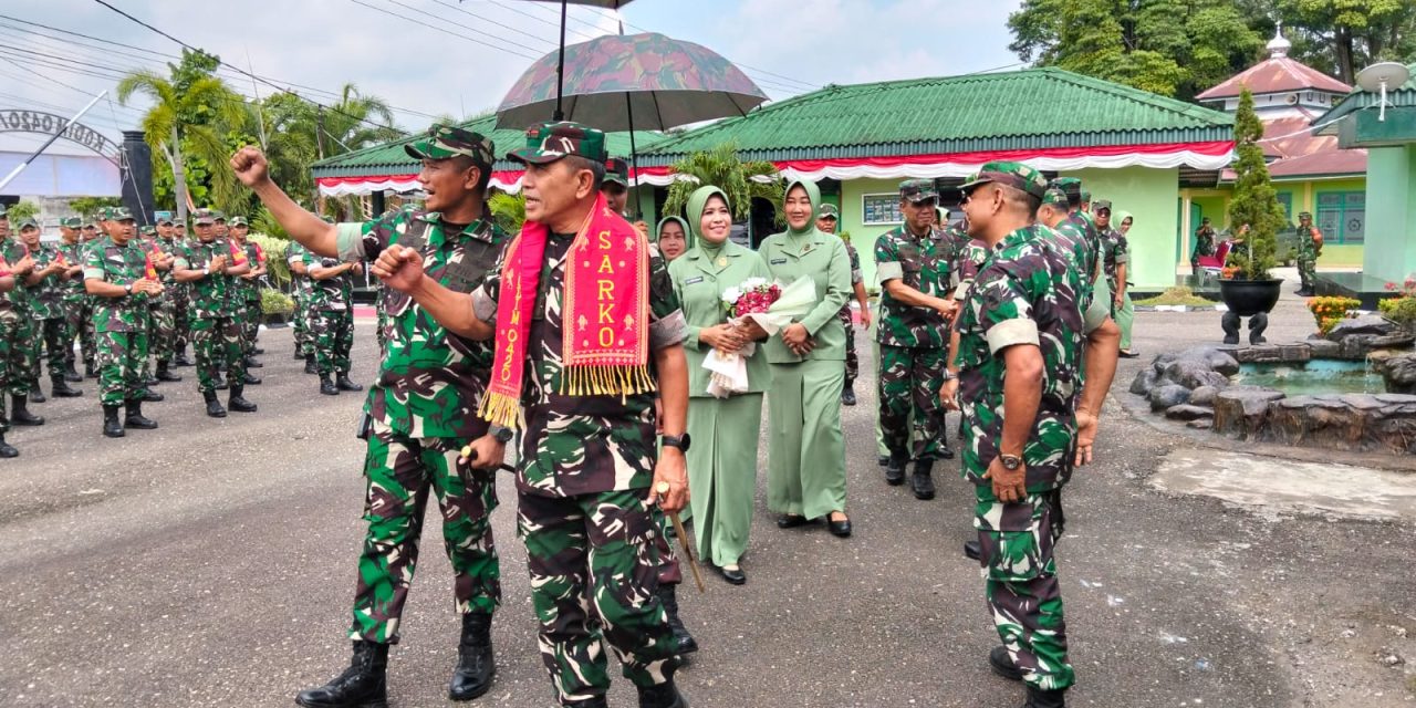 Dandim 0420/Sarko Sambut Kedatangan Danrem 042/Gapu Di Bumi Merangin