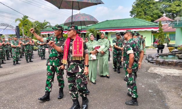Dandim 0420/Sarko Sambut Kedatangan Danrem 042/Gapu Di Bumi Merangin