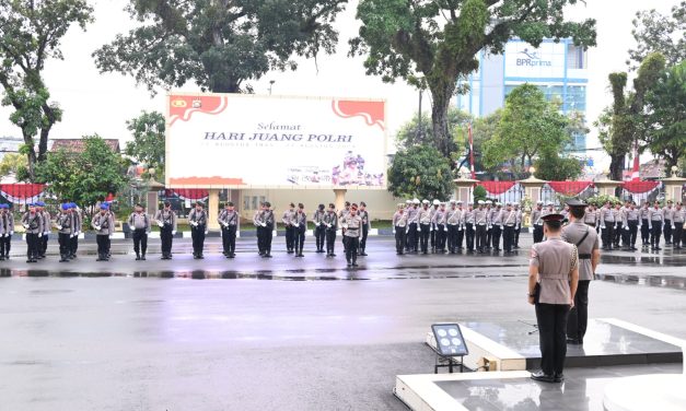 Polda Jambi Gelar Upacara Dalam Memperingati Hari Juang Polri