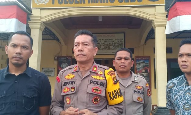 Polsek maro sebo gelar press rilis terkait pengembangan Mayat seorang wanita di kelurahan Jambi kecil kabupaten Muaro Jambi