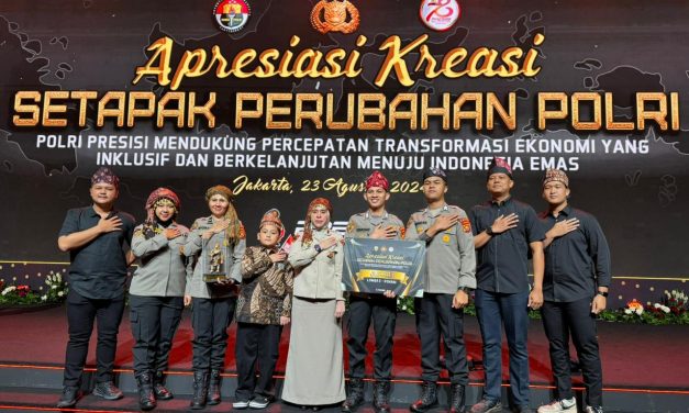Polda Jambi Raih Juara Pertama Lomba E-Rohani pada Malam Apresiasi Kreasi ‘Setapak Perubahan Polri’
