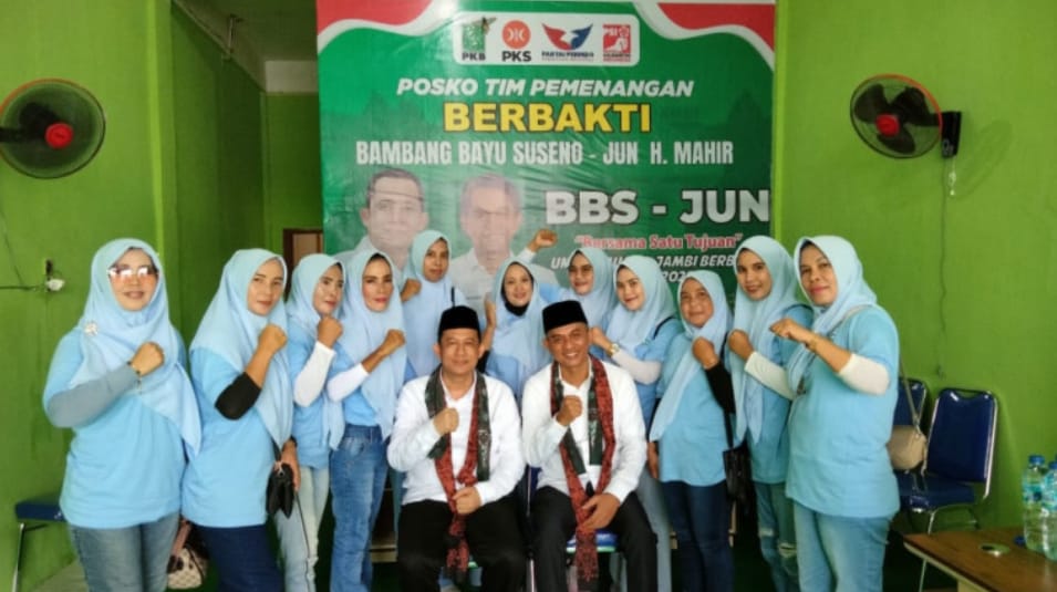 BBS Dan Jun Mahir Resmi Daftar Diri ke KPU Muaro Jambi