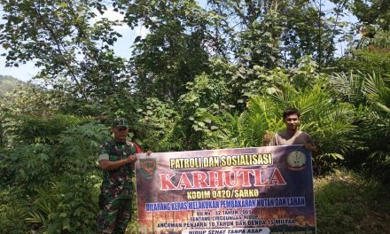 Terus Lakukan Pencegahan Karhutla Babinsa Rutin Laksanakan Patroli Dan Sosialisasi