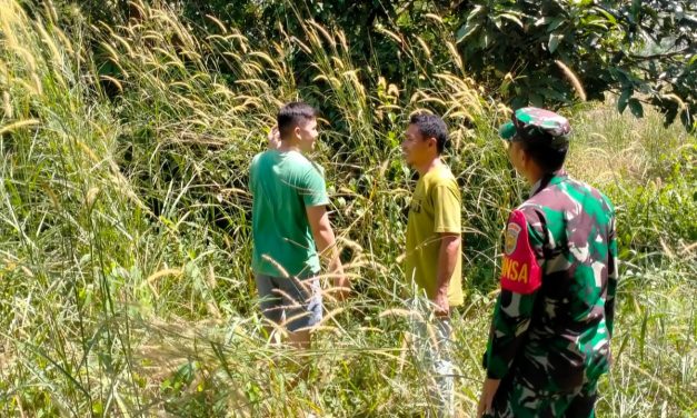 Jaga lingkungan agar terhindar dari Karhutla Babinsa 06/Muara Siau rutin Patroli Karhutla