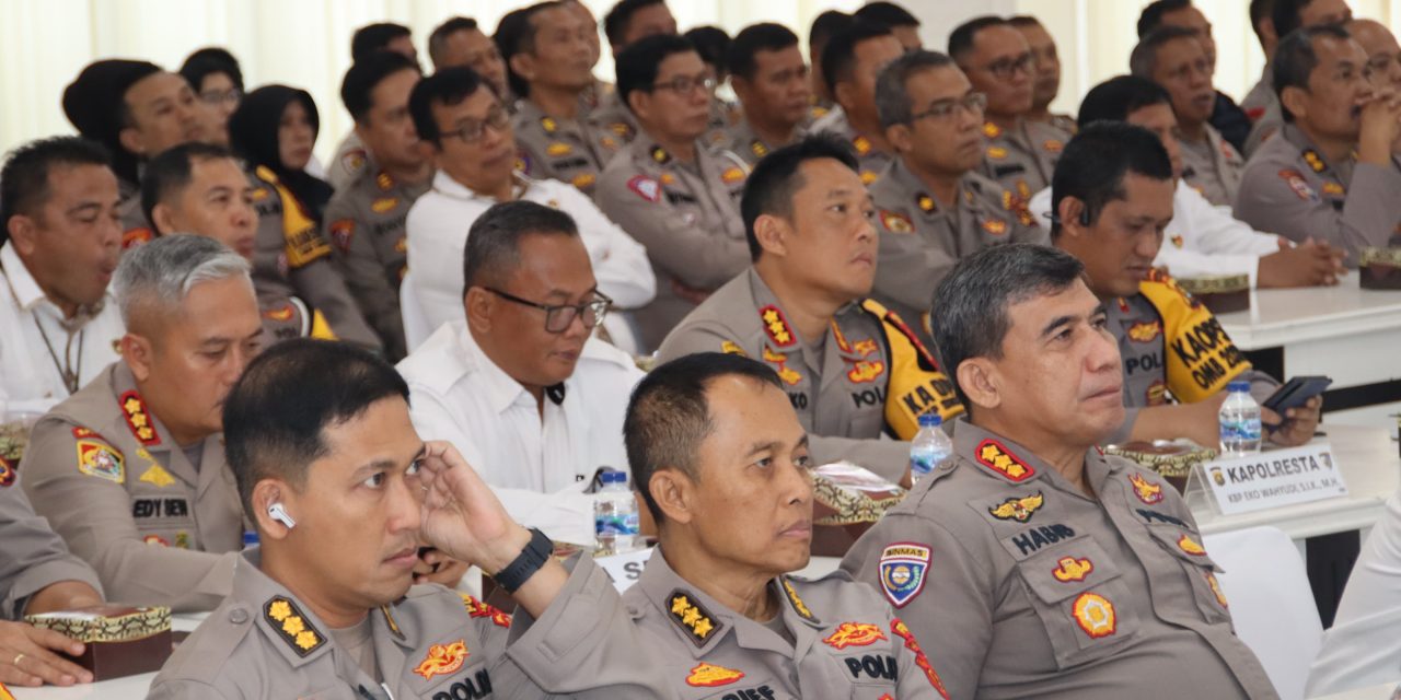 Kapolresta Jambi Menghadiri Pembukaan Taklimat Awal Audit Kinerja Itwasum Polri Tahap II T.A. 2024.