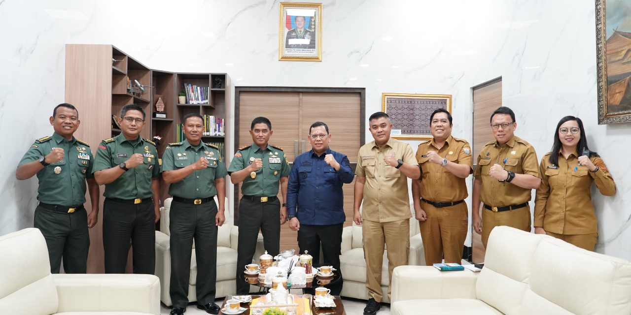 Pangdam II/Sriwijaya Terima Audiensi Pj. Walikota Palembang