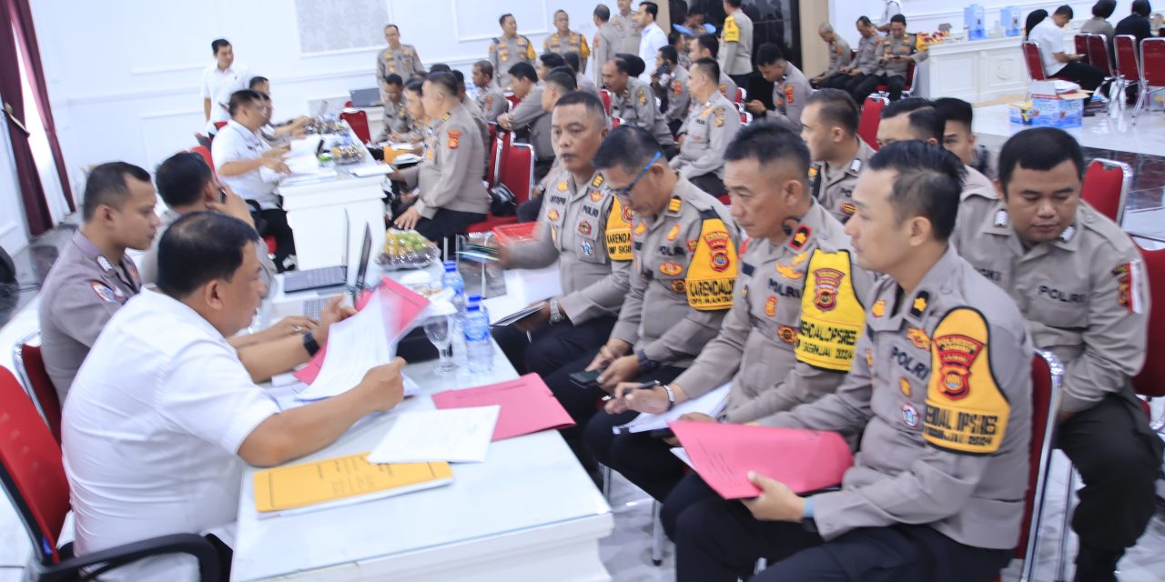 Polresta Jambi Hadiri Pelaksanaan Audit Kinerja Itwasum Polri T.A. 2024.