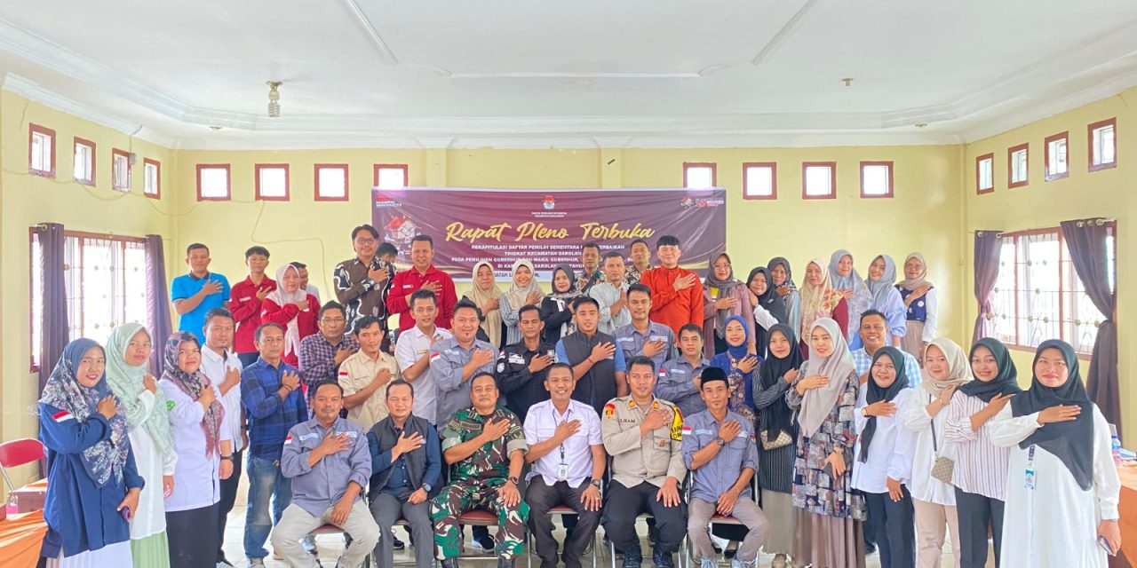 Danramil 420-04/Sarolangun Hadiri Rapat Pleno Terbuka Tingkat Kecamatan Sarolangun