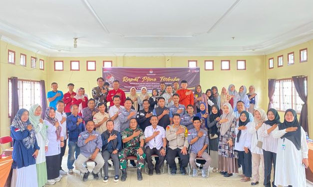 Danramil 420-04/Sarolangun Hadiri Rapat Pleno Terbuka Tingkat Kecamatan Sarolangun