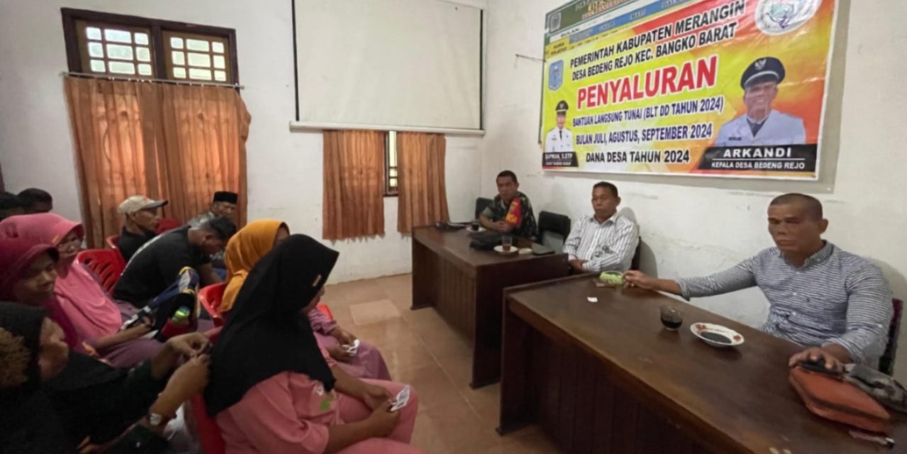 Babinsa Hadiri Kegiatan Pendampingan Penyaluran Bantuan Langsung Tunai (BLT Dana Desa) Tahap III Tahun 2024