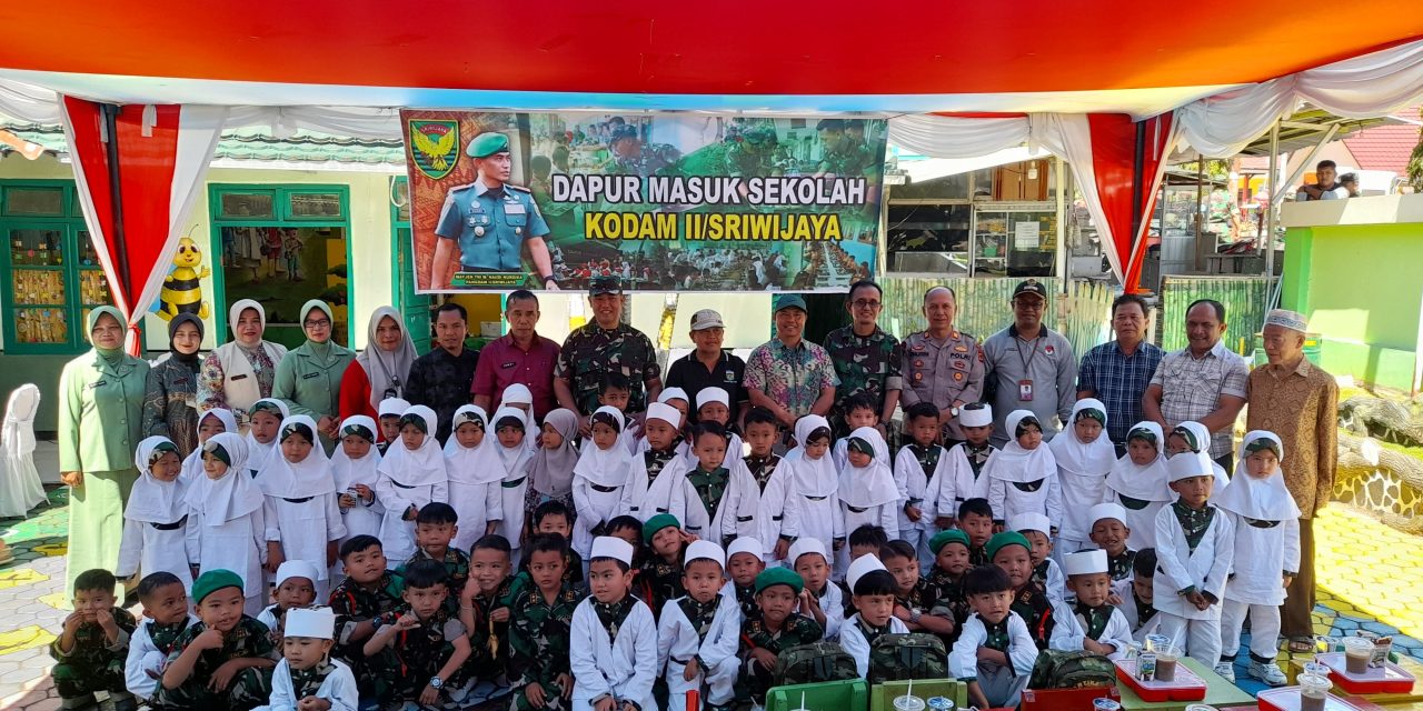 Dukung Program Pemerintah Kodam II /Swj melalui Kodim 0417/Kerinci Laksanakan Dapur Masuk Sekolah.