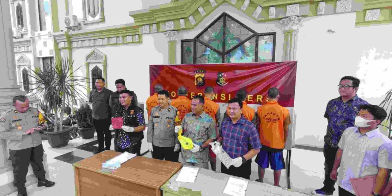 Subdit IV Ditreskrimsus Polda Jambi Kembali Tangkap 5 Pelaku Tindak Pidana Migas ( Ilegal Drilling ) Desa Jebak Senami