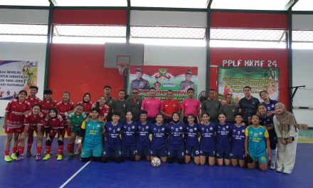 Kodam II/Sriwijaya Gelar Turnamen Futsal Hari Ulang Tahun Ke-79 TNI