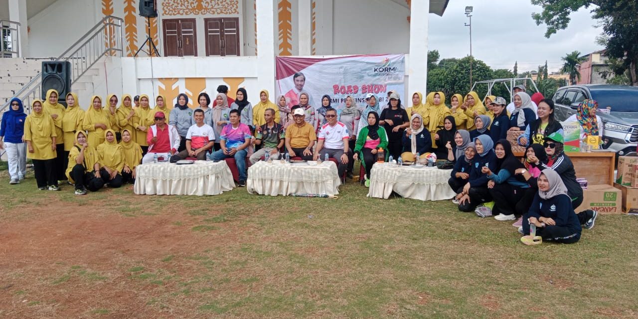 Peringati Hari Olahraga Nasional 2024, KORMI Provinsi Jambi Gelar Roadshow Senam Bersama di Kantor Bupati Merangin