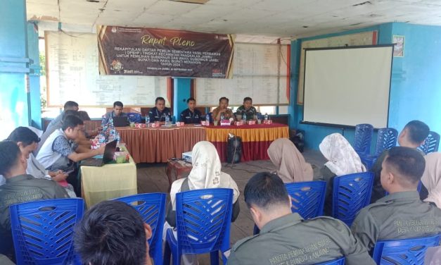 Babinsa Hadiri Rapat Pleno Terbuka Rekapitulasi DPSHP Pilkada Serentak 2024