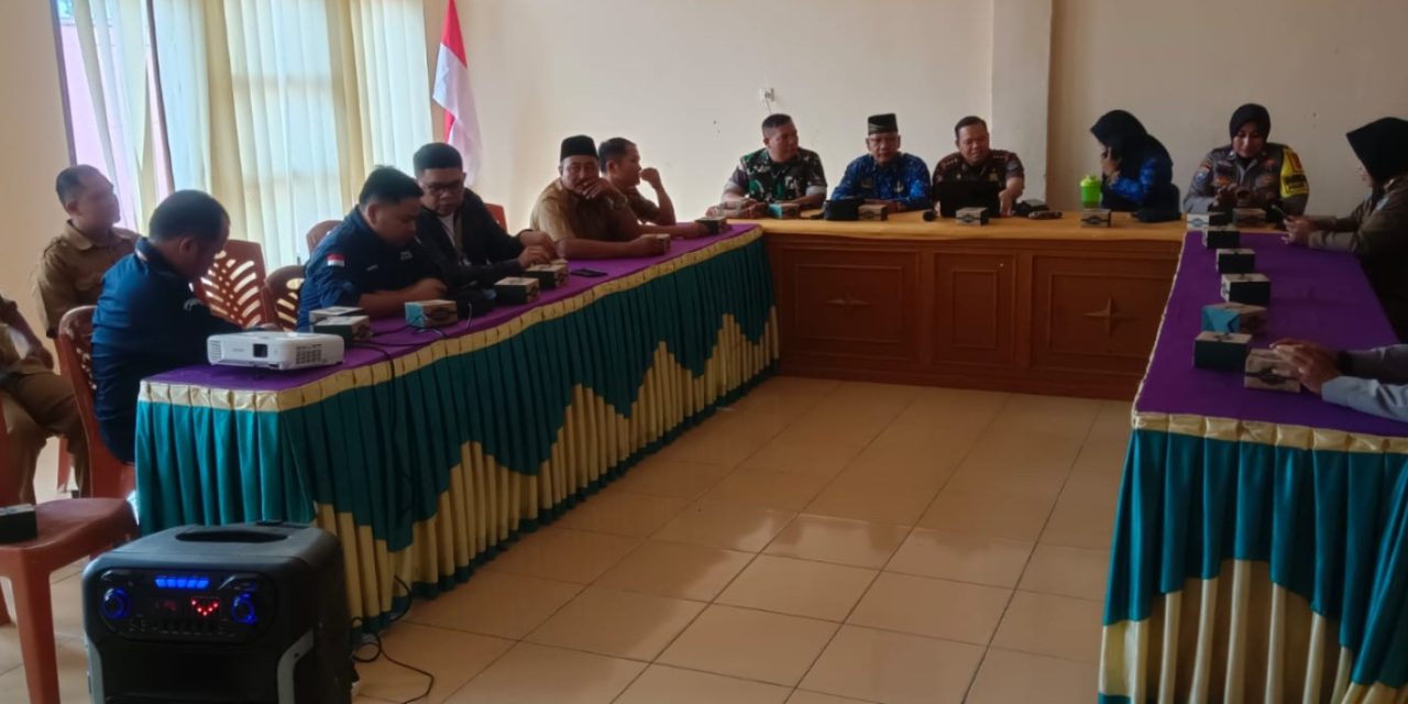Rapat Koordinasi Pemantapan Satlinmas Desa/Kelurahan Kecamatan Bangko untuk Persiapan Pilkada 2024
