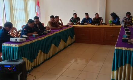 Rapat Koordinasi Pemantapan Satlinmas Desa/Kelurahan Kecamatan Bangko untuk Persiapan Pilkada 2024