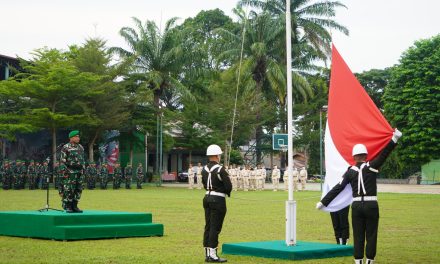 Kasrem 042/Gapu Pimpin Upacara Bendera 17-an Bulan September 2024