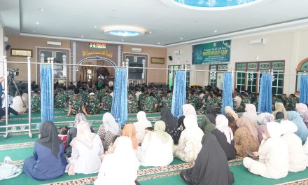 Korem 042/Gapu Gelar Acara Peringatan Maulid Nabi Muhammad SAW 1446 H/2024 M