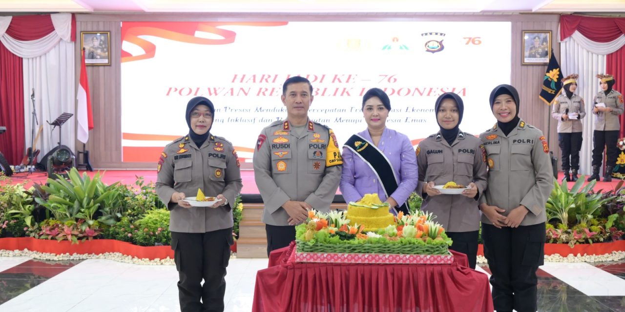 Kepolisian Daerah Jambi Menggelar Kegiatan Syukuran Hari Jadi Ke-76 Polwan RI Tahun 2024