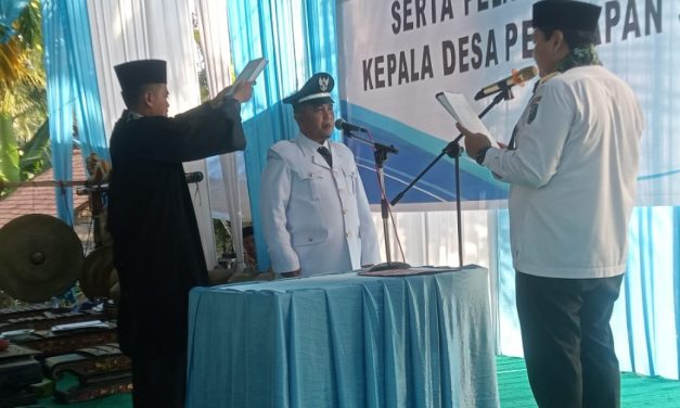 Danramil 420-02/Muara Limun Hadiri Peresmian Desa Persiapan Sido Mukti oleh Gubernur Jambi