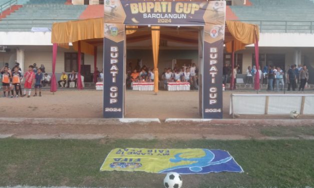 Pabung Kodim 0420/Sarko Hadiri Pembukaan Liga Sepak Bola Bupati Sarolangun Cup 2024