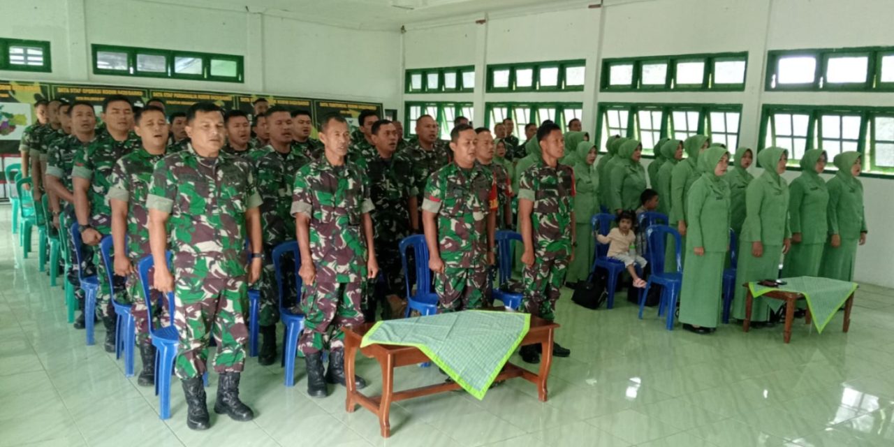 Prajurit Kodim 0420/Sarko Menerima Penyuluhan Hukum Dari Pakum Rem 042/Gapu