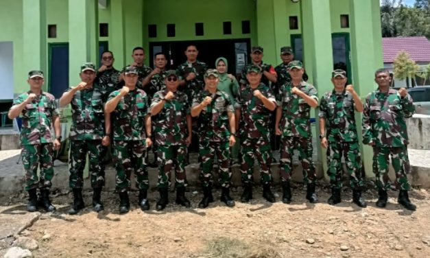 Irdyalog Itdam II/Sriwijaya Laksanakan Pemeriksaan Akhir Rehab Rumdis Swakelola Kodim 0420/Sarko di Koramil 05/Jangkat