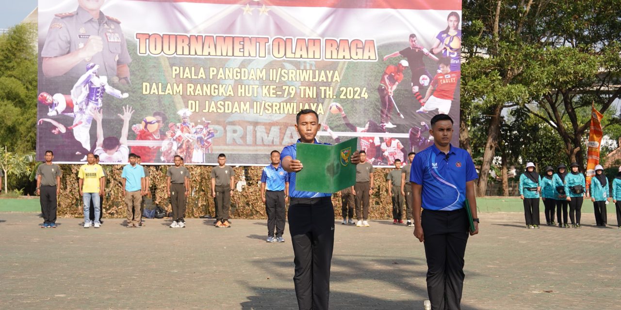 Meriahkan HUT Ke-79 TNI, Kodam II/Sriwijaya Gelar Tournament Piala Pangdam II/Swj
