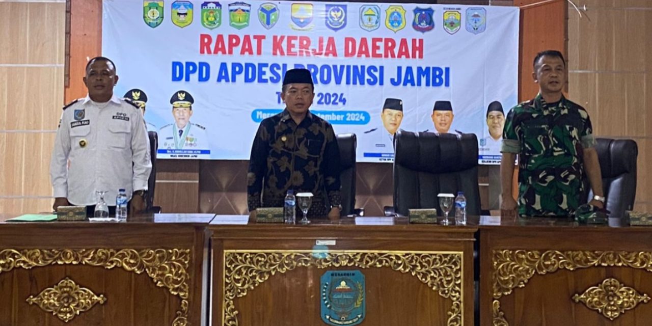 Danramil 420-09/Bangko Hadiri Rapat Kerja Daerah DPD Abdesi Provinsi Jambi Di Merangin