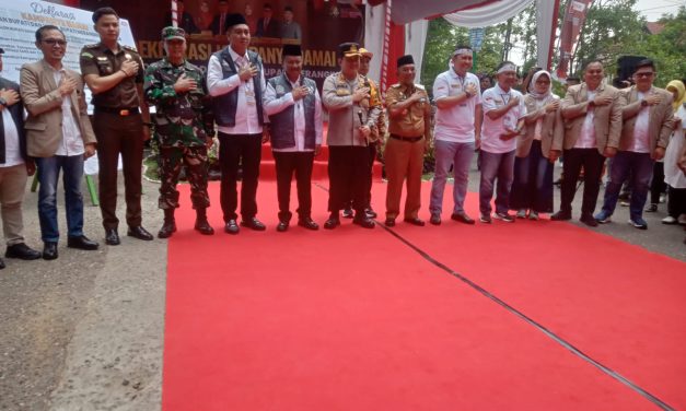 Danramil 420-08/Tabir Hadiri Deklarasi Kampanye Damai Pemilihan Bupati & Wakil Bupati Merangin Tahun 2024